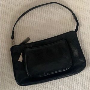 Hobo International Vintage Black Leather Wristlet